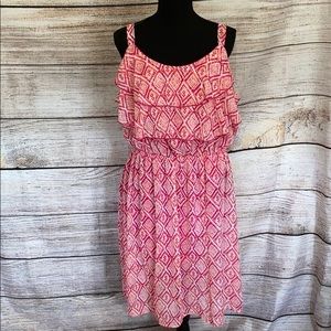 Fuchsia and Orange Summer Dress Size 2X